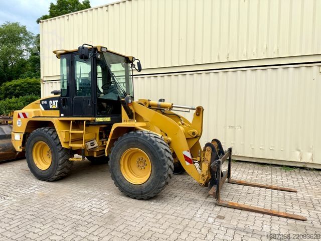 Wheel loader CATERPILLAR 914G / Schaufel+ Gabel / Deutsche Maschine