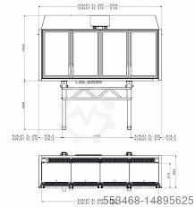 Top Freezer and Refrigerator AHT AHT Kinley XL / Epta 210-250
