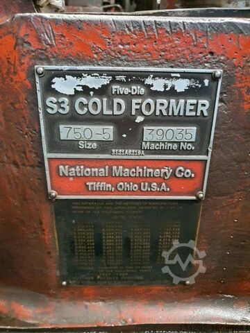 National Machinery 750 S3 - 5 DIE National Machinery 750 5 Die S3 Cold Former