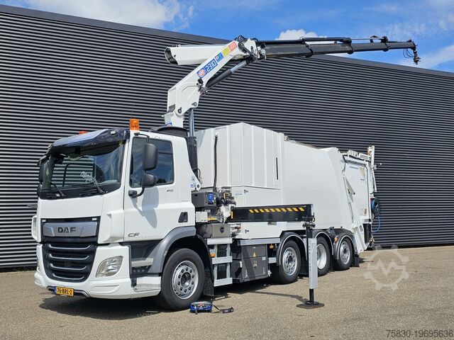 Refuse collection vehicle DAF CF 410 8X2/6 FAUN / BEKKER LAGRAM 16m3 / WAS IN...