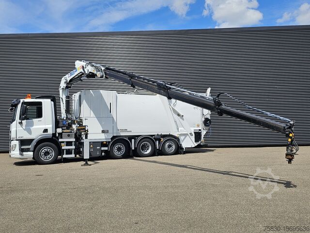 Refuse collection vehicle DAF CF 410 8X2/6 FAUN / BEKKER LAGRAM 16m3 / WAS IN...
