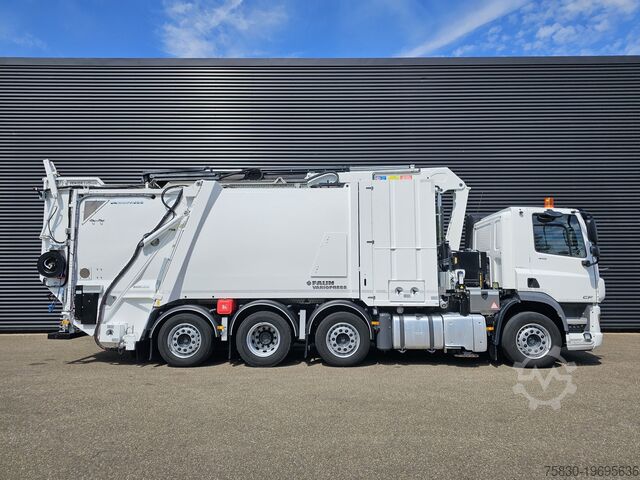Refuse collection vehicle DAF CF 410 8X2/6 FAUN / BEKKER LAGRAM 16m3 / WAS IN...