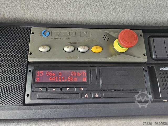 Refuse collection vehicle DAF CF 410 8X2/6 FAUN / BEKKER LAGRAM 16m3 / WAS IN...