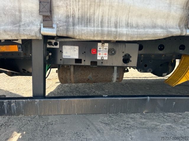 Anhänger mit Pritsche & Plane SAXAS APS 73-11-DZ DURCHLADE