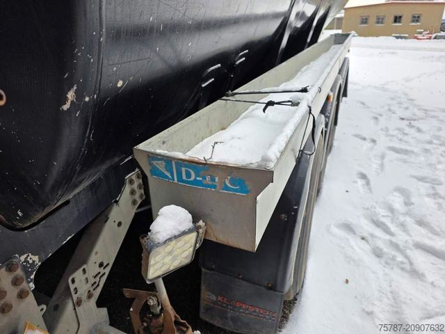 Tankauflieger D-TEC Vlastuin / DETC Gülle, Börger Pumpe