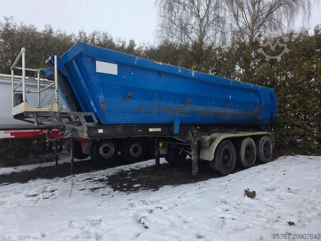 Kipper Auflieger MEILLER Stahlmulde MHKS 41/3-S, Schütte, Liftachse