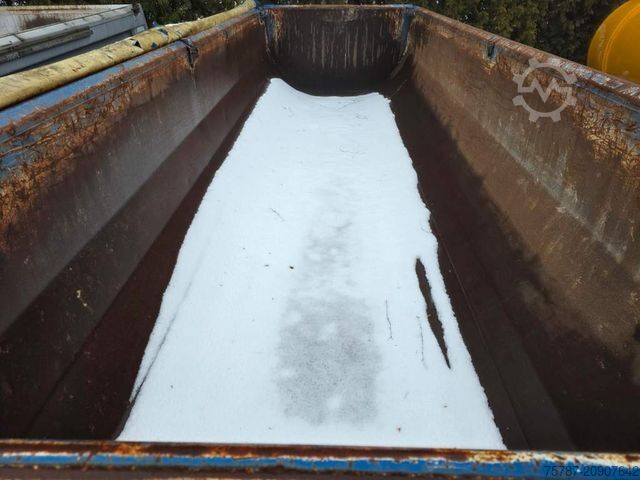 Tipper semitrailer MEILLER Stahlmulde MHKS 41/3-S, Schütte, Liftachse
