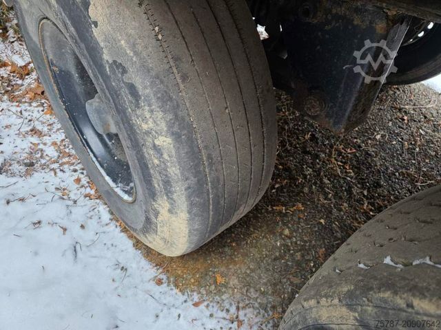 Tipper semitrailer MEILLER Stahlmulde MHKS 41/3-S, Schütte, Liftachse