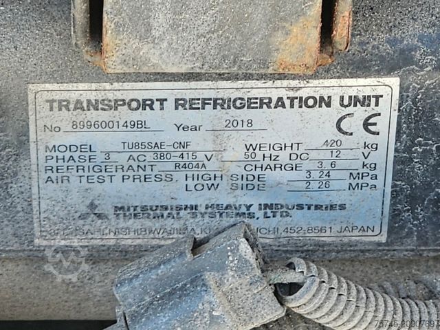 Kühlkoffer-LKW MAN TGM 18.320 * KLIMA * TEMP * LBW 2.5T * U100SA