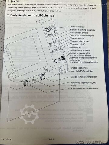 Metal lathe Pinacho 5/180