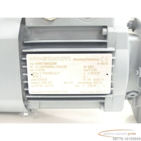 Control unit SEW Eurodrive SAF47 DR63L6/BR Getriebemotor SN:01.1227899501.0002.08