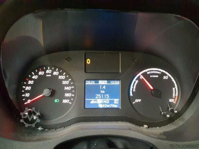 Panel van MERCEDES-BENZ eSprinter 312 DHL Regal KEP-Ausbau