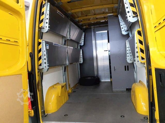 Panel van MERCEDES-BENZ eSprinter 312 DHL Regal KEP-Ausbau
