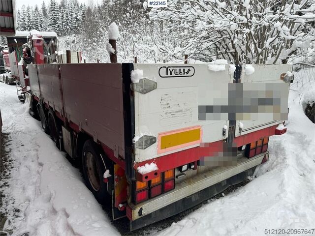 Tyllis jumbo semi-trailer with HMF crane Tyllis jumbo semi-trailer with HMF crane