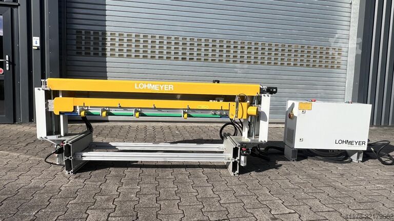 Cleaning unit LC-T1 (top) with power channel Wood IQ Lohmeyer LC-T1
