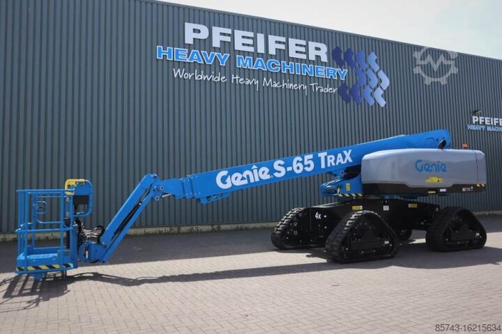 Telescopic boom lift Genie S65XC Trax Valid inspection, *Guarantee! Diesel, 4