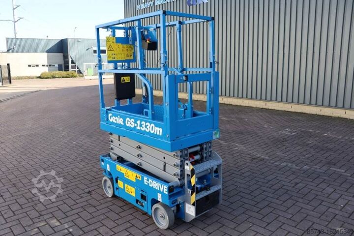 Scissor lift Genie GS1330M Valid inspection, *Guarantee! All-Electric