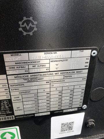LPG Forklifts Bobcat G20E-7