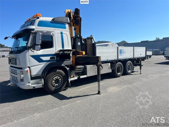 Crane Volvo FM480 crane truck w/,370.11/8S Effer crane WATCH V
