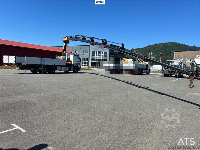 Crane Volvo FM480 crane truck w/,370.11/8S Effer crane WATCH V