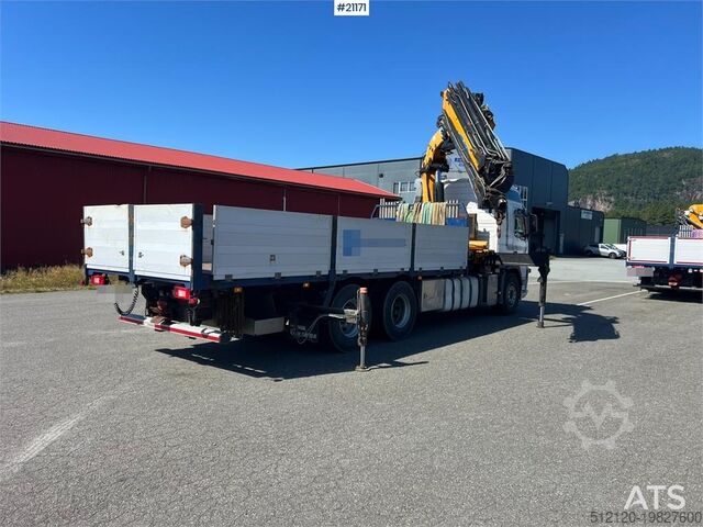 Crane Volvo FM480 crane truck w/,370.11/8S Effer crane WATCH V