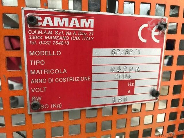 2004 SP/SP/1 pneumatische Polsterpresse Marke Camam Camam SP/SP/1