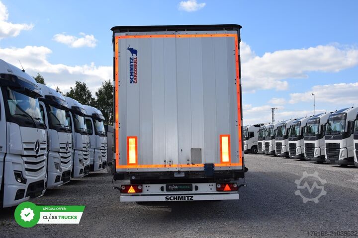 Open semitrailer with tarp SCHMITZ CARGOBULL SCS24/L Varios
