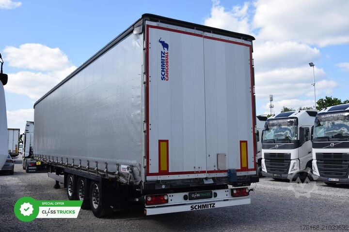 Open semitrailer with tarp SCHMITZ CARGOBULL SCS24/L Varios