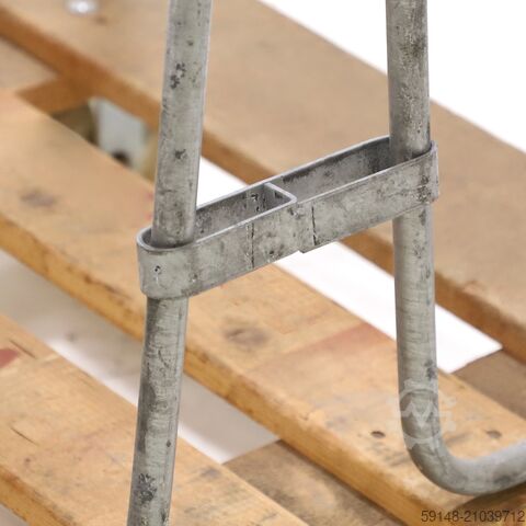 Gebrauchte Rollbehälter 2-seitig Klemmwände + 2 Nylon-Spanngurte , L: 800, B: 680, H: 1680 Kruizinga 98-2946GB