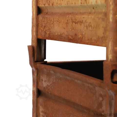 Gebrauchte Stapelboxen Stahl feste Konstruktion 1 Wand halb hoch, L: 1035, B: 840, H: 680 Kruizinga 98-572GB