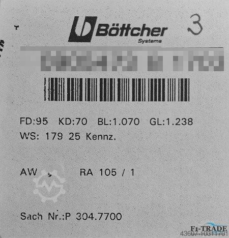 New Ink Form Roller Böttcher KBA RA 105