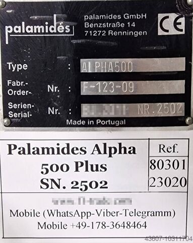 Stacking Delivery Palamides Alpha 500 Plus