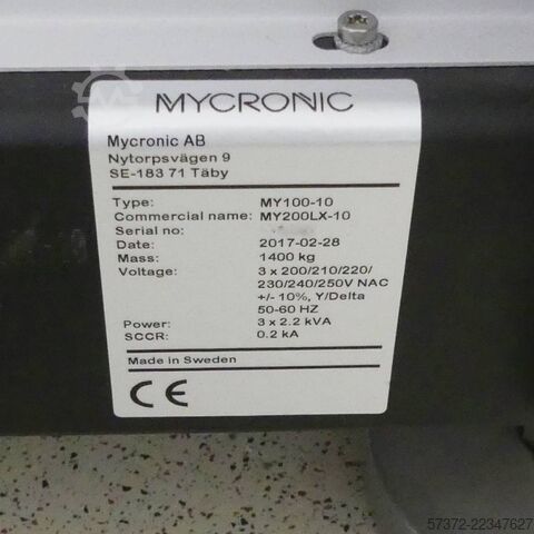 Placement System Mycronic MY200LX-10