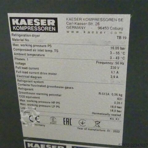 Compressor Kaeser / Oks SM 13 / Secotec TB 19