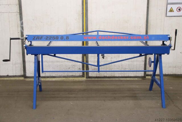 Folding machine 2250 x 0.8 mm Dachdecker ZRF-2250