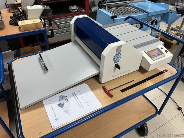 Halbautomatische Rillmaschine Cyklos GPM 450SA Semi-Automatic Creaser