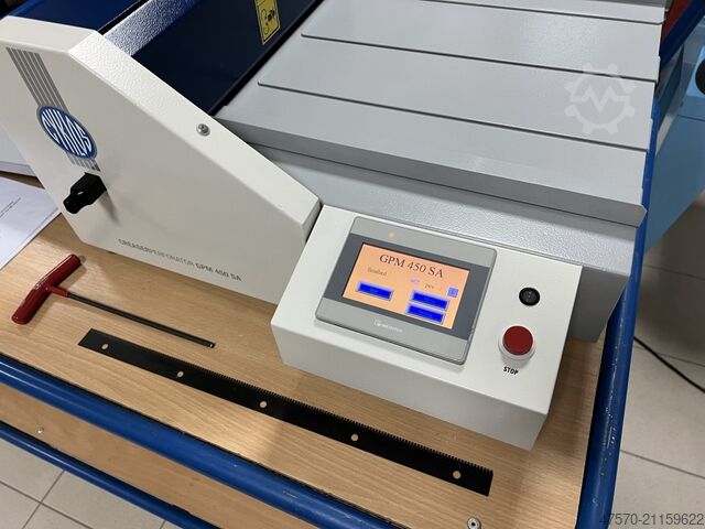 Halbautomatische Rillmaschine Cyklos GPM 450SA Semi-Automatic Creaser