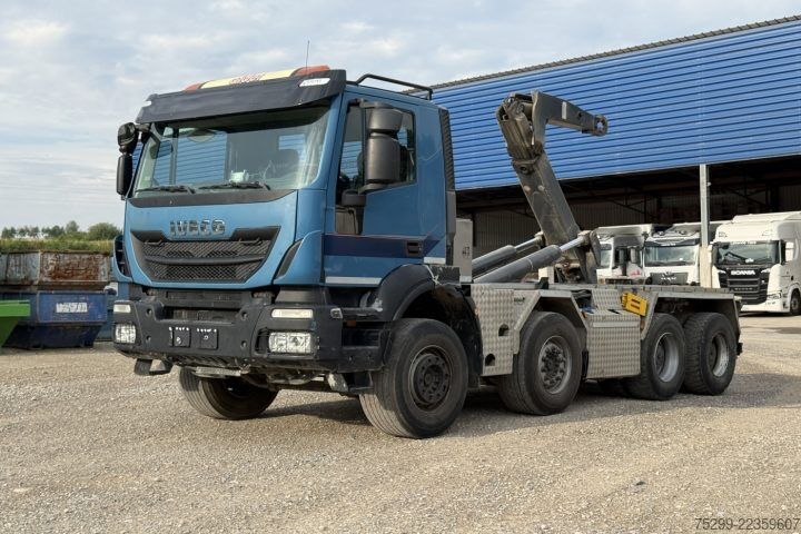 Roll-off tipper truck Iveco 340T45 8x4 Trösch / Swiss-Vehicle