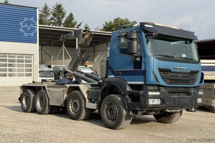 Roll-off tipper truck Iveco 340T45 8x4 Trösch / Swiss-Vehicle