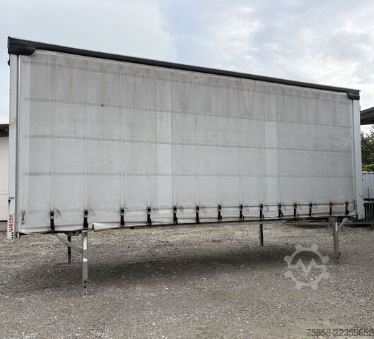 Swap body with flatbed & tarp Wecon Jumbo XXL Innen 3090 mm Hubdach Verzinkt