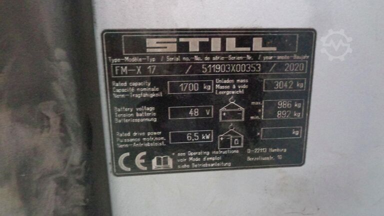 Schubmaststapler STILL FM-X 17