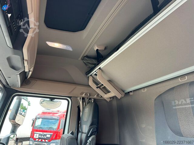 Truck mounted crane DAF XF 480 Baustoffpritsche mit Fassi Ladekran F235