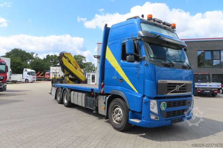 Truck mounted crane VOLVO FH 500, Kran Fassi F360XP, Containerpritsche