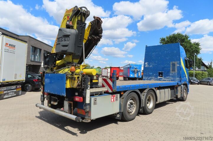 Truck mounted crane VOLVO FH 500, Kran Fassi F360XP, Containerpritsche