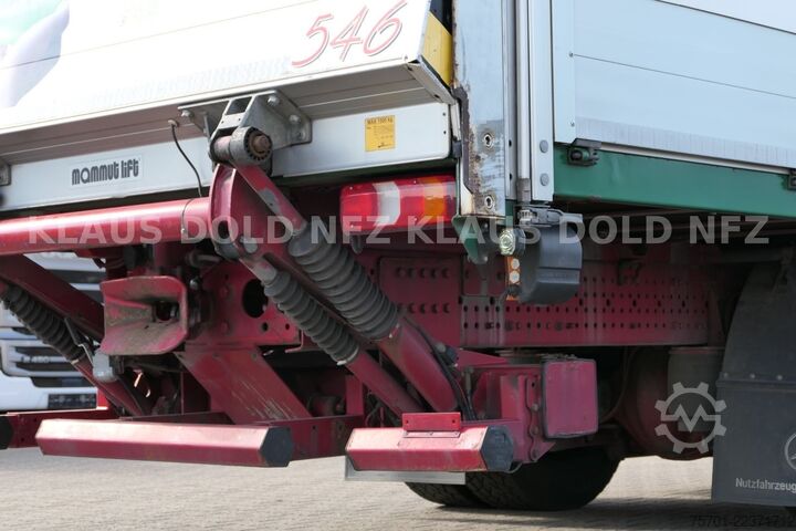 Flatbed truck with tarp MERCEDES-BENZ Actros 1842 Pritsche Plane Vollluft LBW Euro 6