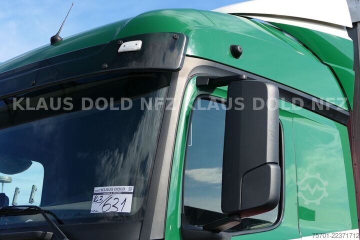 Flatbed truck with tarp MERCEDES-BENZ Actros 1842 Pritsche Plane Vollluft LBW Euro 6