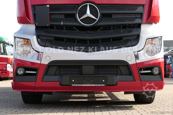 Flatbed truck with tarp MERCEDES-BENZ Actros 1842 Pritsche Plane Vollluft LBW Euro 6