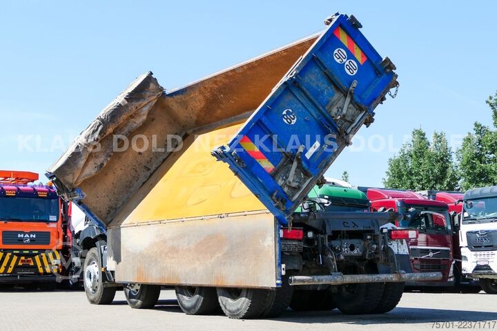 Three-sided tipper truck RENAULT C 460 Zweiseitenkipper Kamera Euro 6
