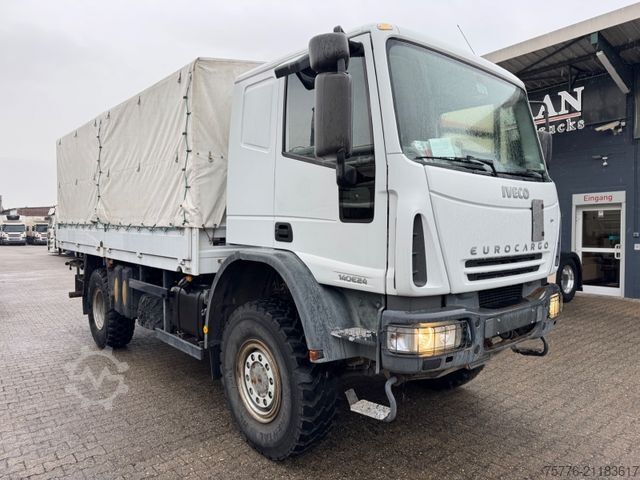 LKW mit Pritsche & Plane IVECO 140 E240  Eurocargo 4x4 Miltär Camper Expedition