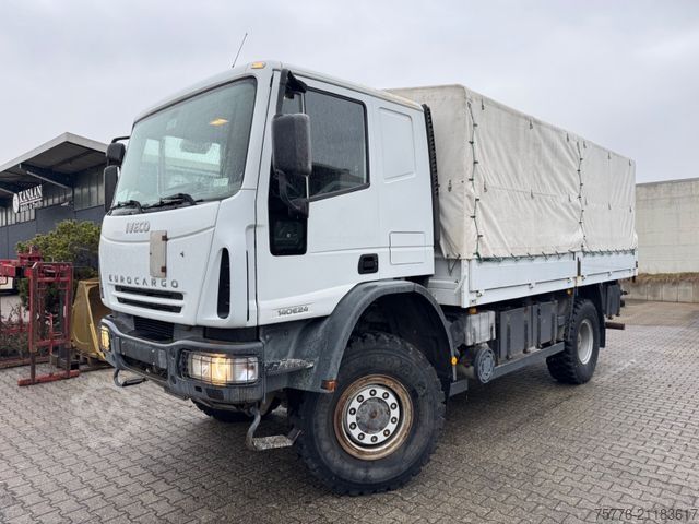 LKW mit Pritsche & Plane IVECO 140 E240  Eurocargo 4x4 Miltär Camper Expedition